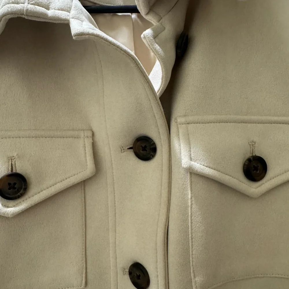 RACHEL Rachel Roy Beige Trench Coat - Picture 6 of 7